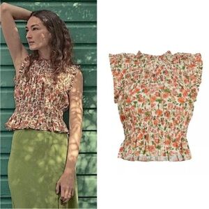 Doen Nina Liberty Fabric Top in Lydden Garden Small